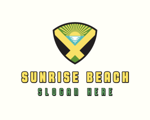 Sunrise Caribbean Jamaica logo design