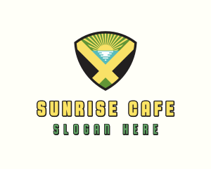 Sunrise Caribbean Jamaica logo design