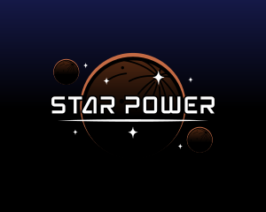 Planet Galaxy Observatory logo design