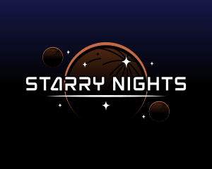 Planet Galaxy Observatory logo design