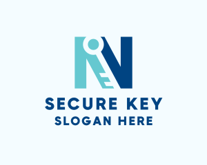 Key Security Real Estate Letter N logo