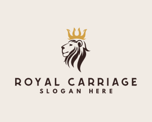 Royal Lion Crown logo design