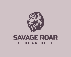 Wild Lion Animal logo design