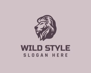 Wild Lion Animal logo design