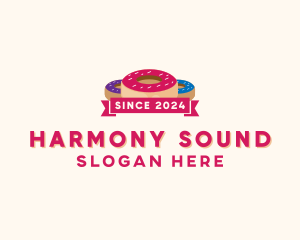 Sweet Doughnut Pastry Logo