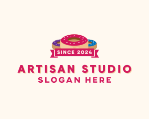 Sweet Doughnut Pastry logo design