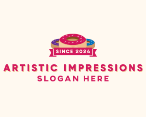 Sweet Doughnut Pastry logo design