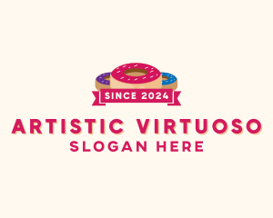 Sweet Doughnut Pastry logo design