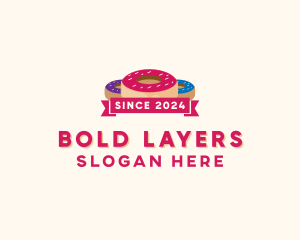 Sweet Doughnut Pastry logo design