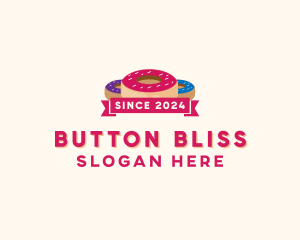 Sweet Doughnut Pastry logo design