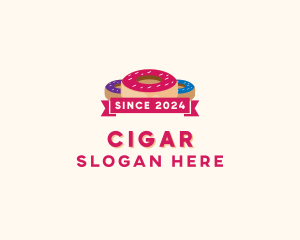 Sweet Doughnut Pastry logo design