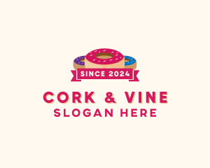 Sweet Doughnut Pastry logo design