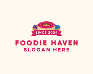 Sweet Doughnut Pastry logo design