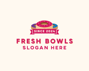 Sweet Doughnut Pastry logo design