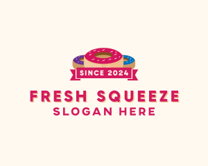 Sweet Doughnut Pastry logo design