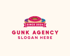 Sweet Doughnut Pastry logo design