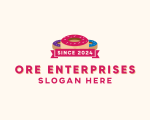 Sweet Doughnut Pastry logo design