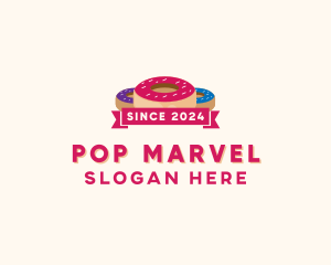 Sweet Doughnut Pastry logo design