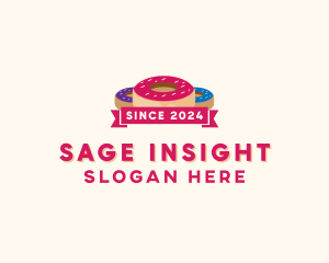 Sweet Doughnut Pastry logo design