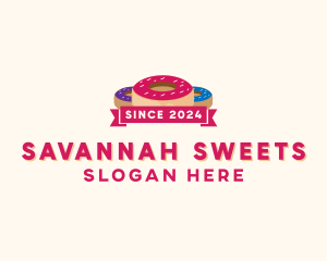 Sweet Doughnut Pastry logo design