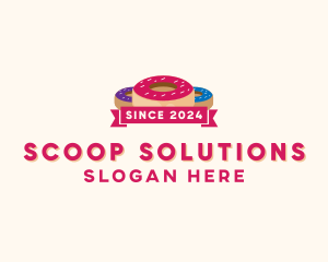 Sweet Doughnut Pastry logo design