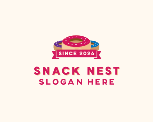 Sweet Doughnut Pastry logo design