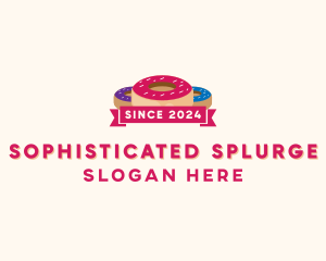 Sweet Doughnut Pastry logo design