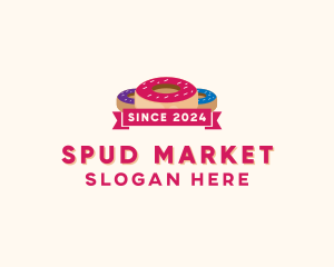 Sweet Doughnut Pastry logo design