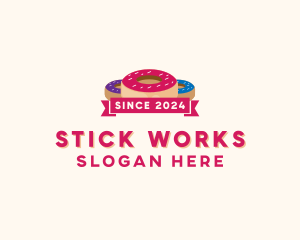 Sweet Doughnut Pastry logo design