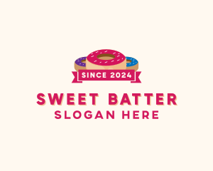 Sweet Doughnut Pastry logo design