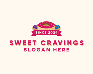 Sweet Doughnut Pastry logo design