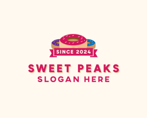 Sweet Doughnut Pastry logo design