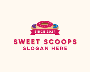 Sweet Doughnut Pastry logo design