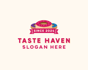 Sweet Doughnut Pastry logo design