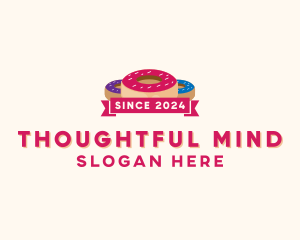 Sweet Doughnut Pastry logo design