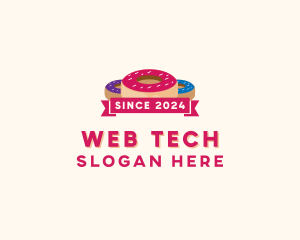 Sweet Doughnut Pastry logo design