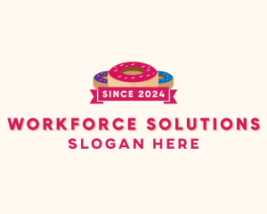 Sweet Doughnut Pastry logo design