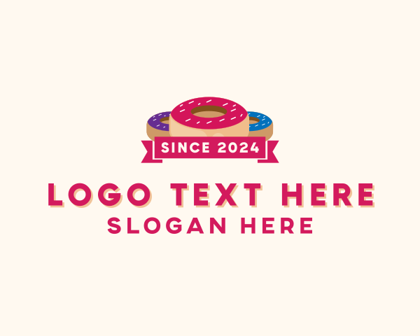 Doughnut logo example 3
