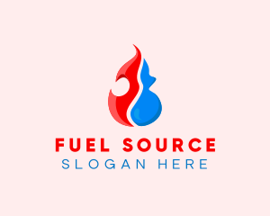 Fire Water Energy  logo design