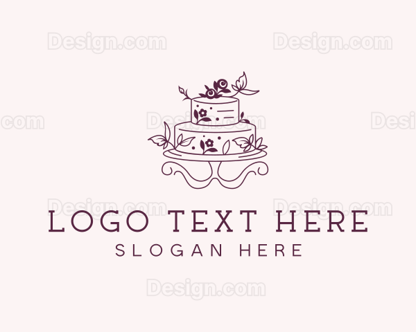 Wedding Cake Bakery Logo