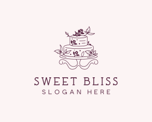 Wedding Cake Bakery logo design