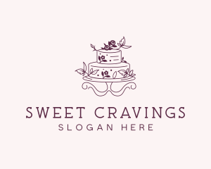 Wedding Cake Bakery logo design