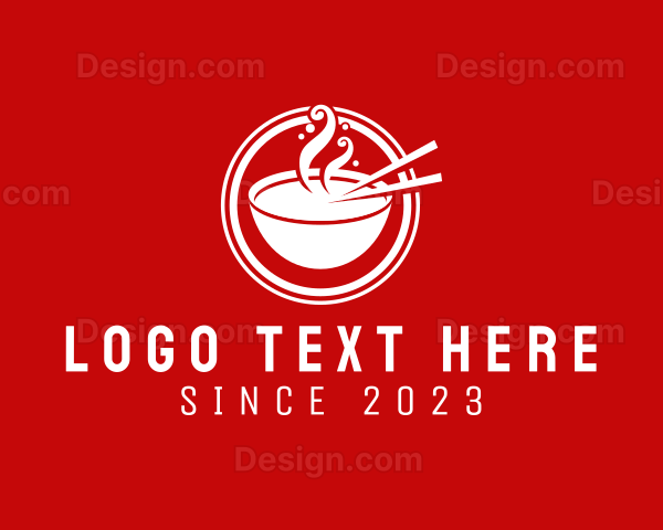 Noodle Soup Bowl Logo