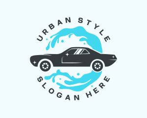 Car Water Splash logo
