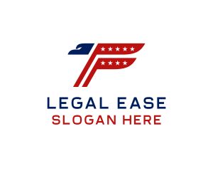 Eagle Aviation Letter F logo