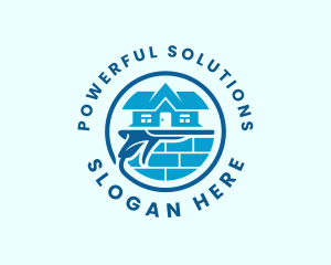 Home Power Wash Cleaning logo design