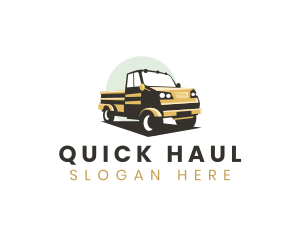 Pickup Truck Moving Vehicle logo