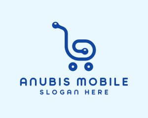 Tech Shopping Cart logo design