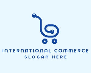 Tech Shopping Cart logo design