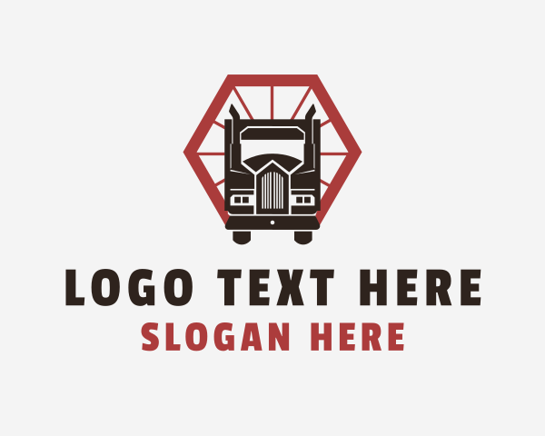 Delivery Truck Transport logo